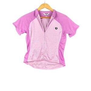 EUC Pearl Izumi Lilac 3/4 Zip Womens Attack Short Sleeve Cycling Jersey sz Med